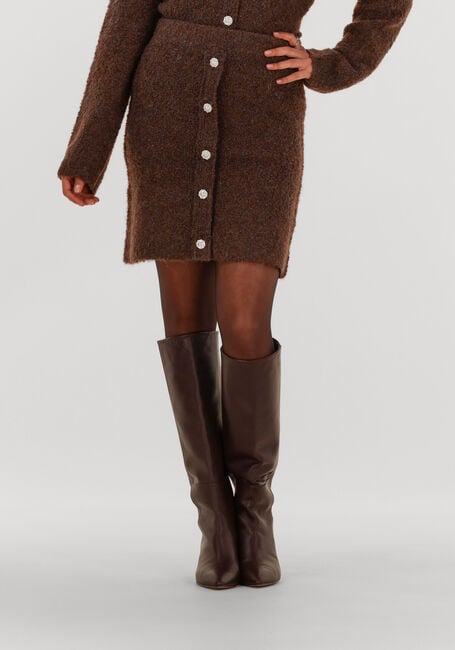 Bruine Y.A.S. Minirok YASPLYRA HW KNIT SKIRT - large