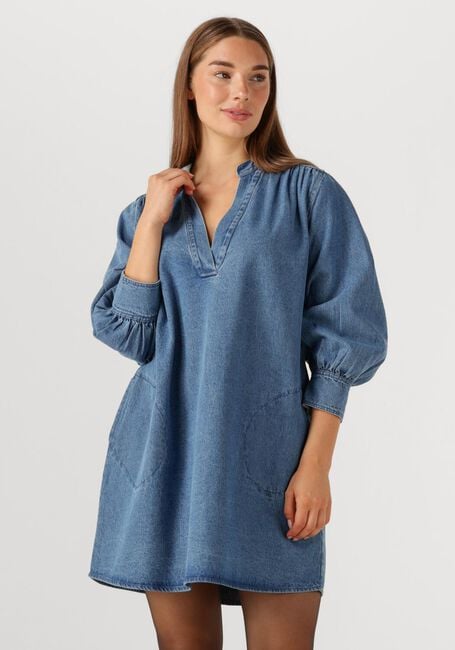 Blauwe BY-BAR Mini jurk JINA DENIM DRESS - large