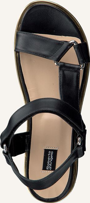 Zwarte ROBERTO D'ANGELO Platte sandalen 550 Zwarte ROBERTO D'ANGELO Platte sandalen 550 - large