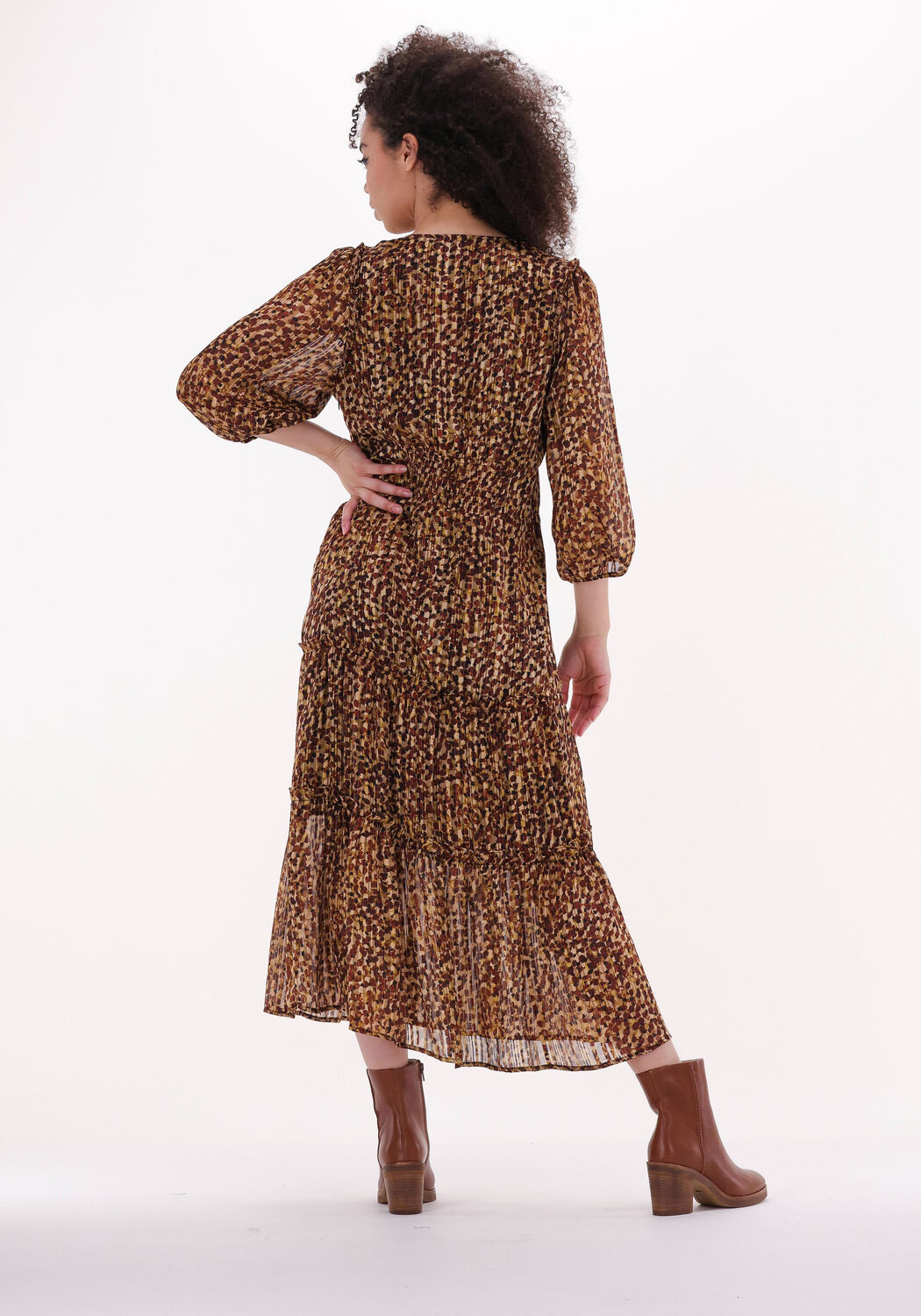 Bruine hotsell maxi jurk