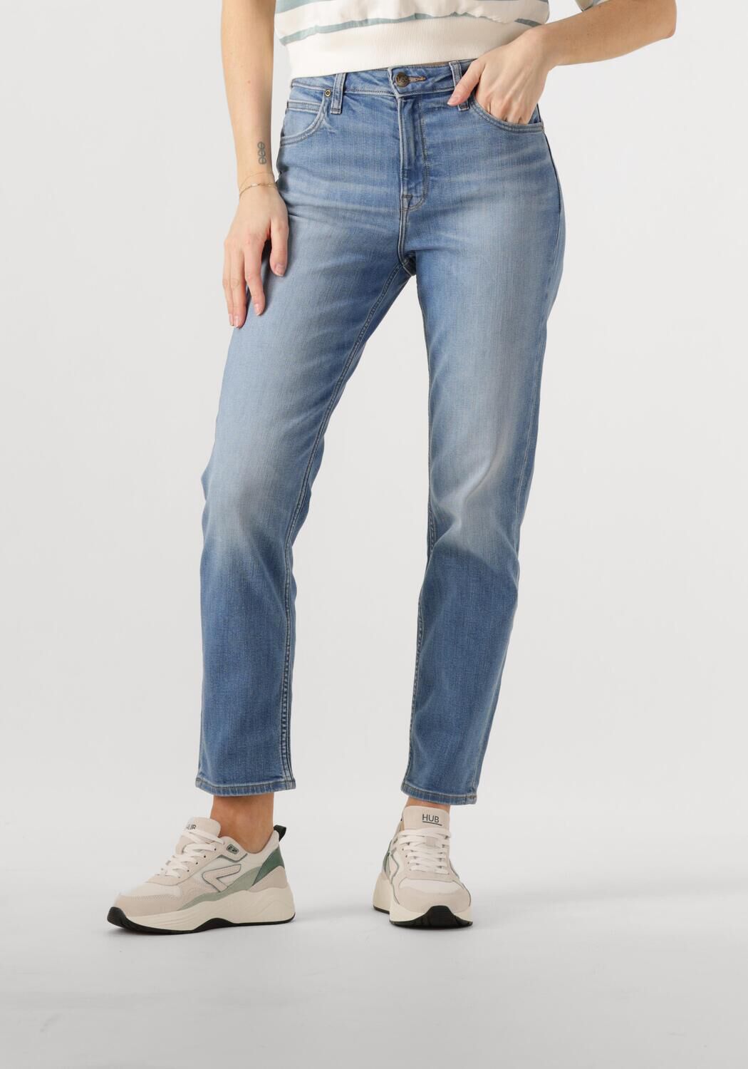 LEE Dames Jeans Carol Mean To Be Lichtblauw