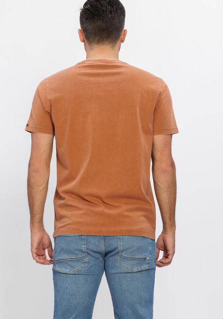 Oranje PME LEGEND T-shirt ACID WASH + GARMENT DYE - large