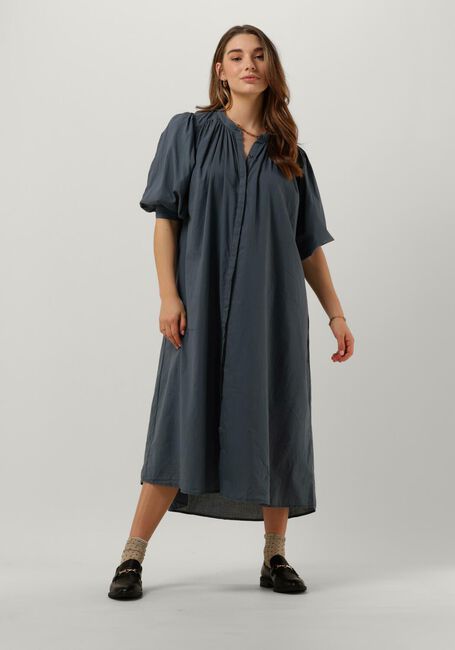 Donkerblauwe KNIT-TED Midi jurk SUSE - large