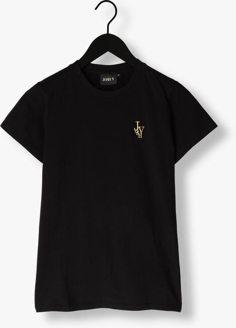 Zwarte JOSH V T-shirt JV ZOE EMBROIDERY - large