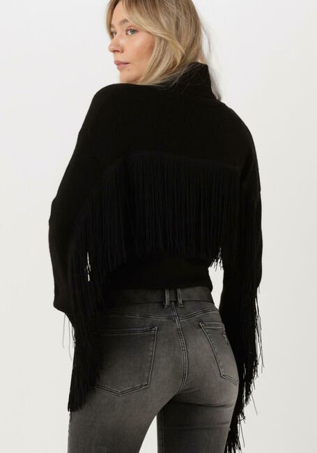 Zwarte GUESS Coltrui LEONIE ROLL NECK LS SWEATER - large