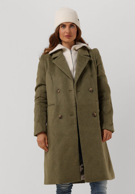 Groene Y.A.S. Mantel YASESSIO WOOL MIX COAT - large