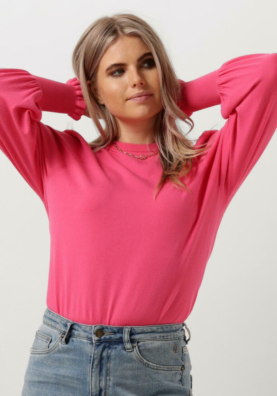 Knal roze trui best sale