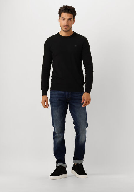 Zwarte SCOTCH & SODA Trui VISCOSE PULLOVER CREWNECK - large