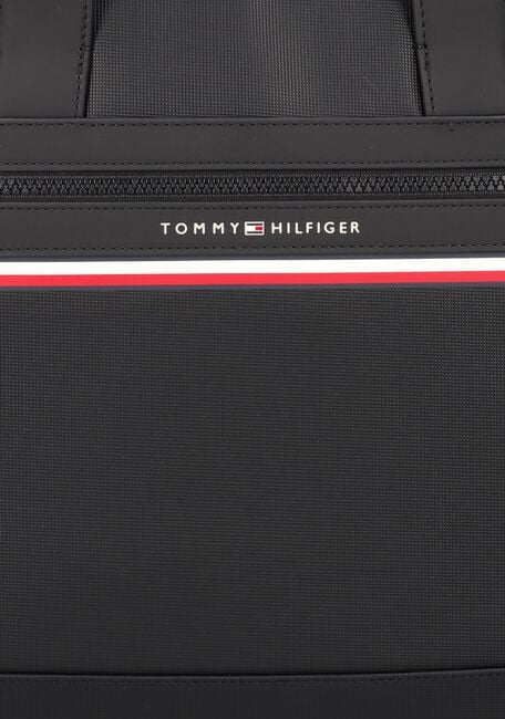 Zwarte TOMMY HILFIGER Laptoptas STRIPE COMPUTER BAG - large