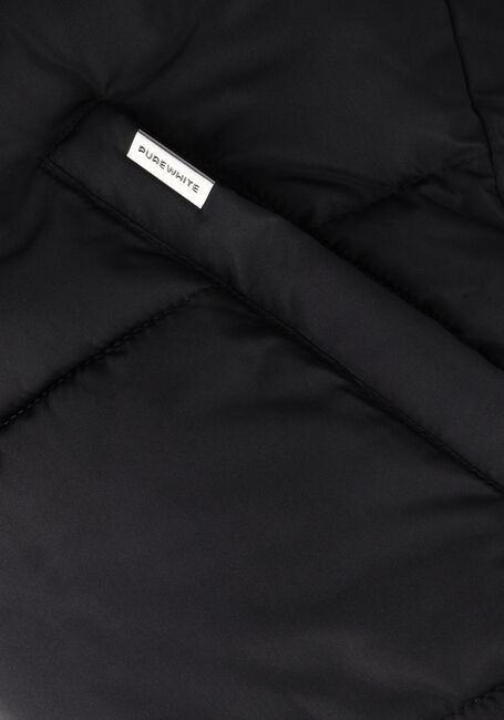 Zwarte PUREWHITE Gewatteerde jas PUFFER COAT WITH DETACHABLE HOOD - large