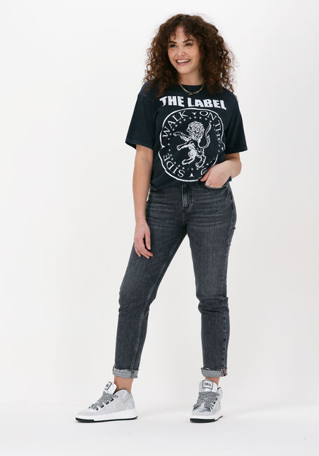 Zwarte ALIX THE LABEL T-shirt THE LABEL TSHIRT - large