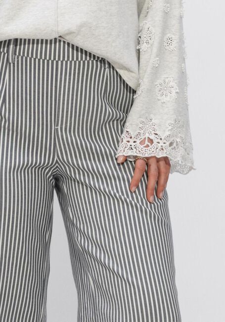 Grijze OBJECT Wijde broek OBJLISA WIDE PANT - large