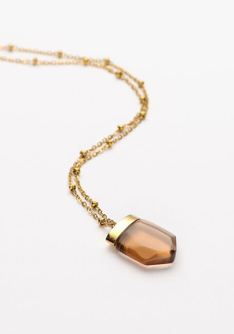 Gouden NOTRE-V Kettingen KETTING STEEN - large