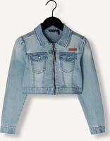 Lichtblauwe NONO Spijkerjas DONNA DENIM JACKET WITH ZIPPER Lichtblauwe NONO Spijkerjas DONNA DENIM JACKET WITH ZIPPER - medium