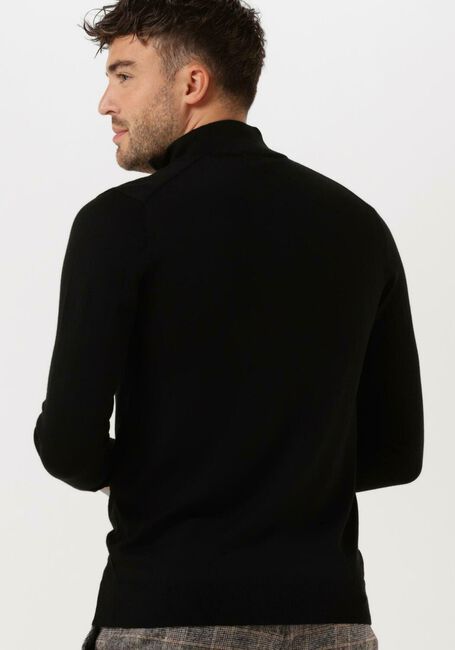 Zwarte PROFUOMO Coltrui PULLOVER HALFZIP - large