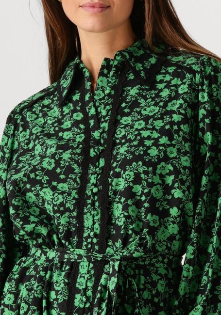 Groene Y.A.S. Mini jurk YASTILERA LS SHIRT DRESS - large