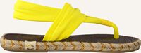 Gele NALHO Platte sandalen GANIKA SOLID - medium