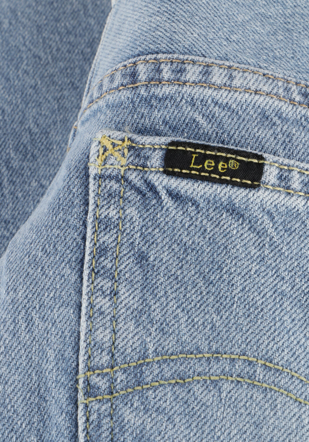 Blauwe LEE Wide jeans RIDER LOOSE - large