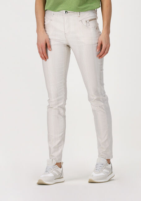 Zand MOS MOSH Slim fit jeans NELLY FEATHER STRIPE PANTS - large