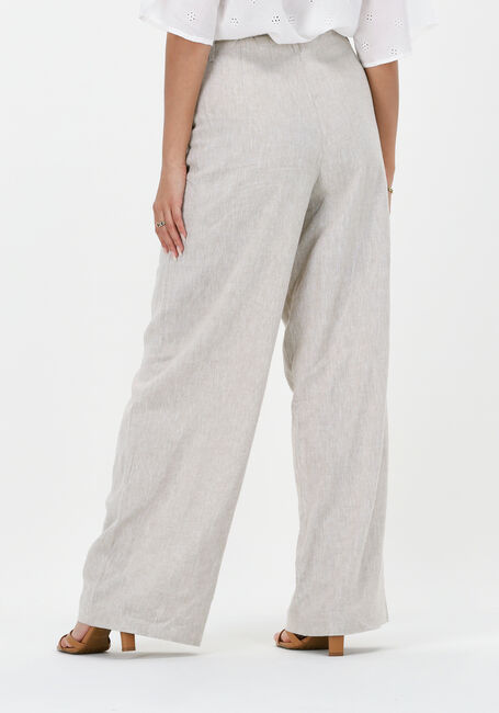 Lichtgrijze SELECTED FEMME Wijde broek SLFVIENNA HW WIDE PANT - large