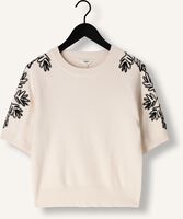 Zand OBJECT T-shirt OBJRASHIA KNIT 2/4 RE PULLOVER Zand OBJECT T-shirt OBJRASHIA KNIT 2/4 RE PULLOVER - medium