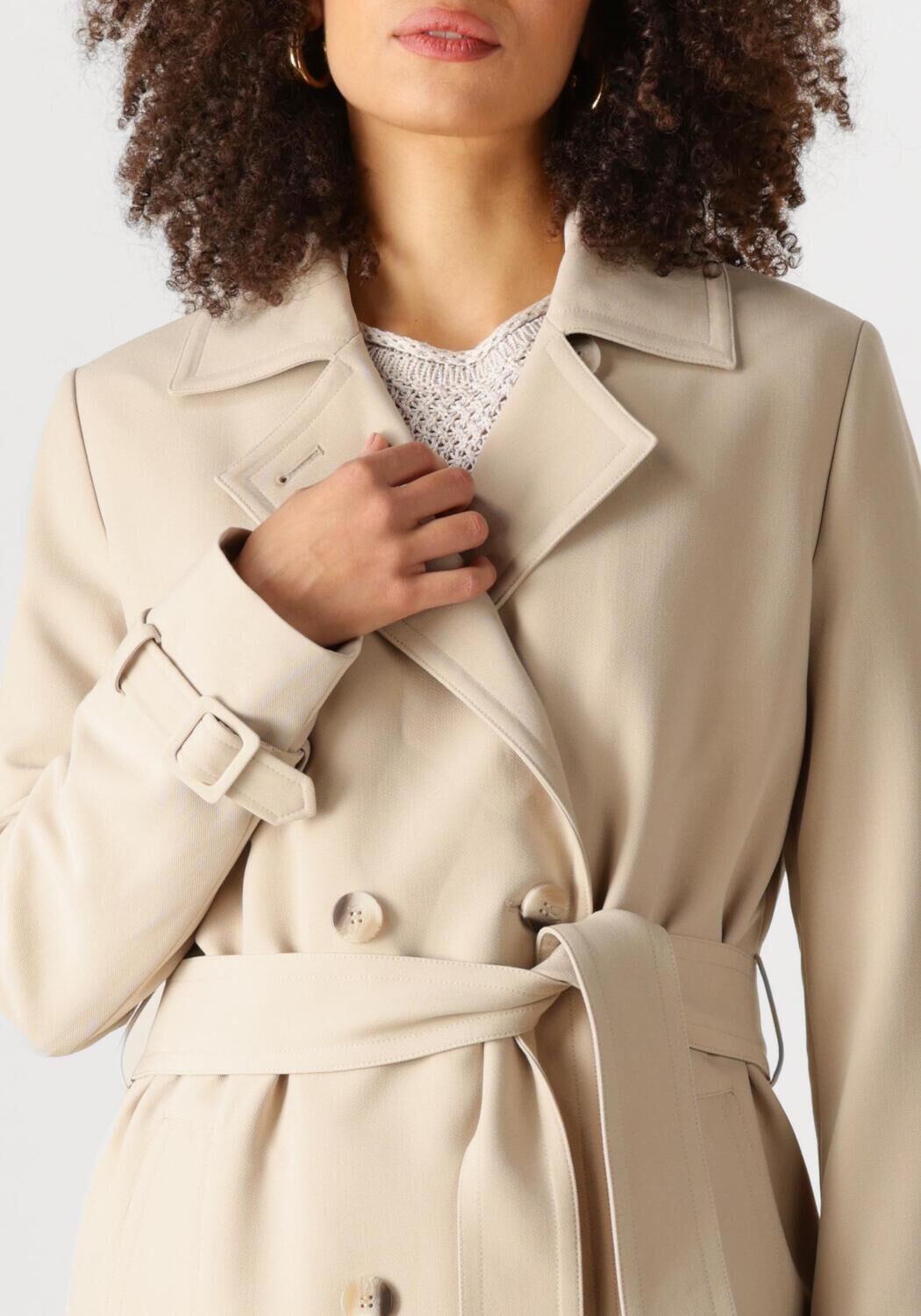 BEAUMONT Dames Jassen Dia Trench Coat Zand