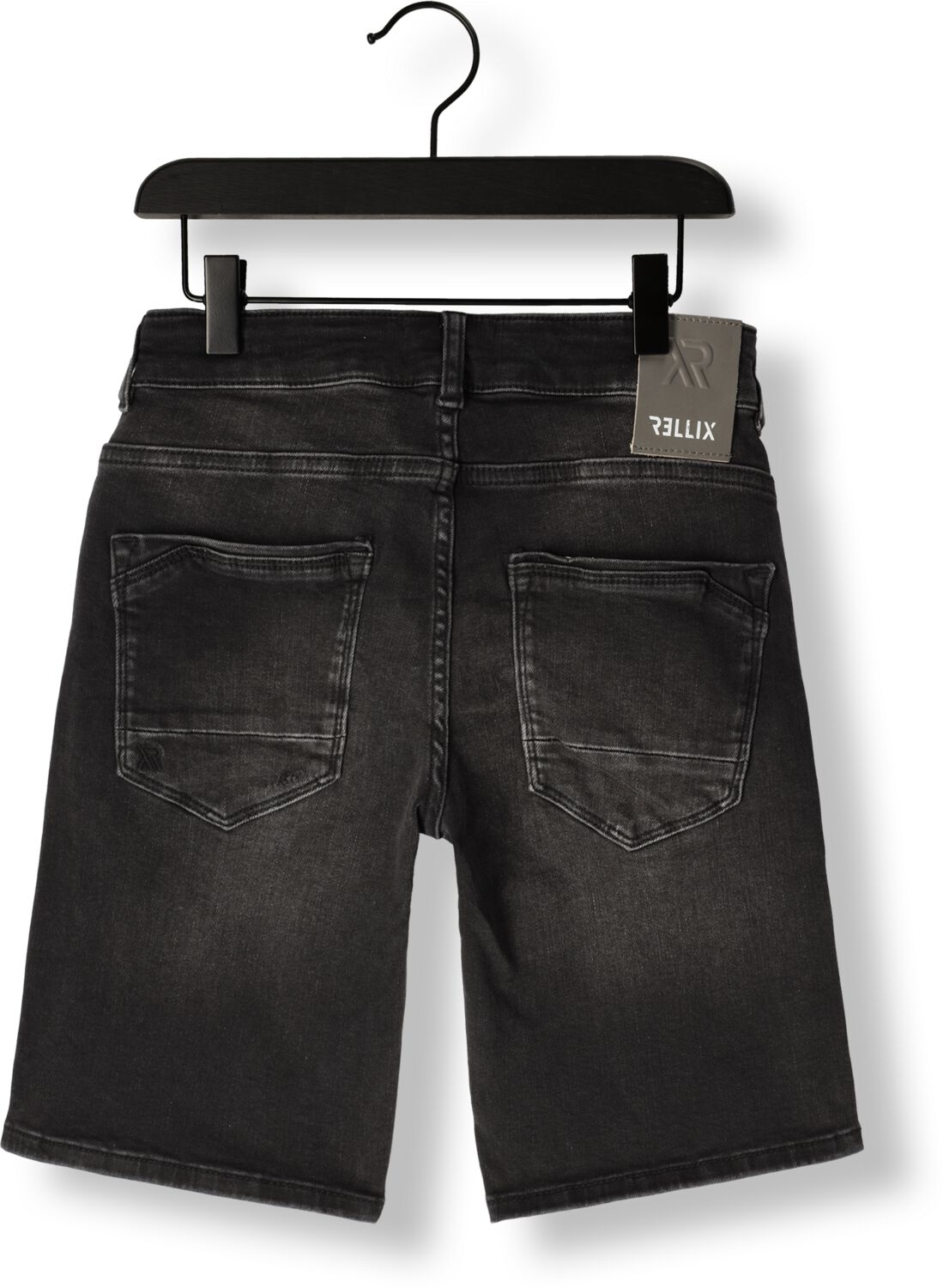 RELLIX Jongens Jeans Denim Short Black Zwart