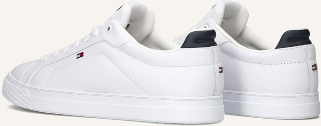 Witte TOMMY HILFIGER Lage sneakers ICON COURT LTH Witte TOMMY HILFIGER Lage sneakers ICON COURT LTH - large