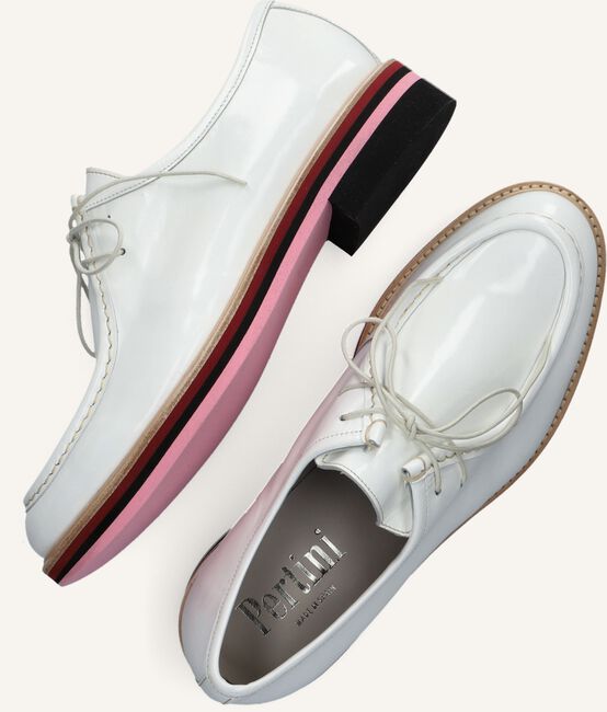 Witte PERTINI Veterschoenen 31580 Witte PERTINI Veterschoenen 31580 - large