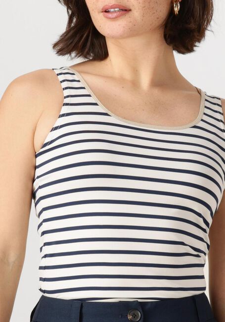 Blauwe NUKUS Top JUBA SINGLET STRIPE - large