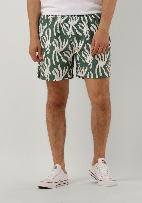 Olijf PUREWHITE Zwembroeken SWIMSHORT WITH ALL OVER PRINT - large