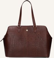 Bruine FMME Laptoptas CHRISTY CROCO - medium
