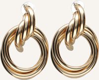 Goudkleurig NOTRE-V Oorbellen OORBEL DUBBELE RING Goudkleurig NOTRE-V Oorbellen OORBEL DUBBELE RING - medium