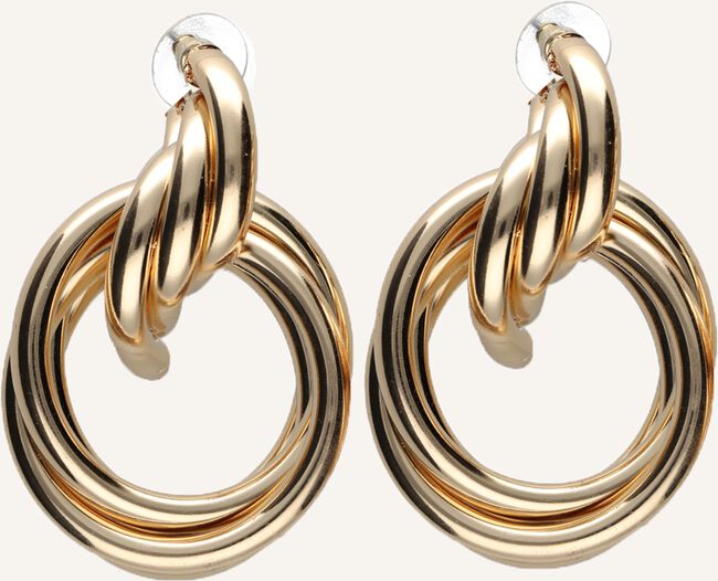 Goudkleurig NOTRE-V Oorbellen OORBEL DUBBELE RING Goudkleurig NOTRE-V Oorbellen OORBEL DUBBELE RING - large