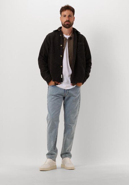 Blauwe FORÉT Overshirt IVY WOOL OVERSHIRT - large