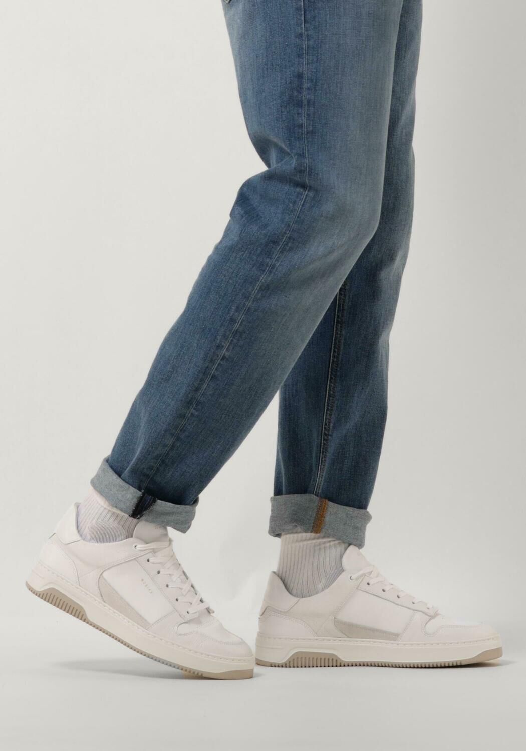 Witte NUBIKK Lage sneakers BASKET COURT HEREN - large