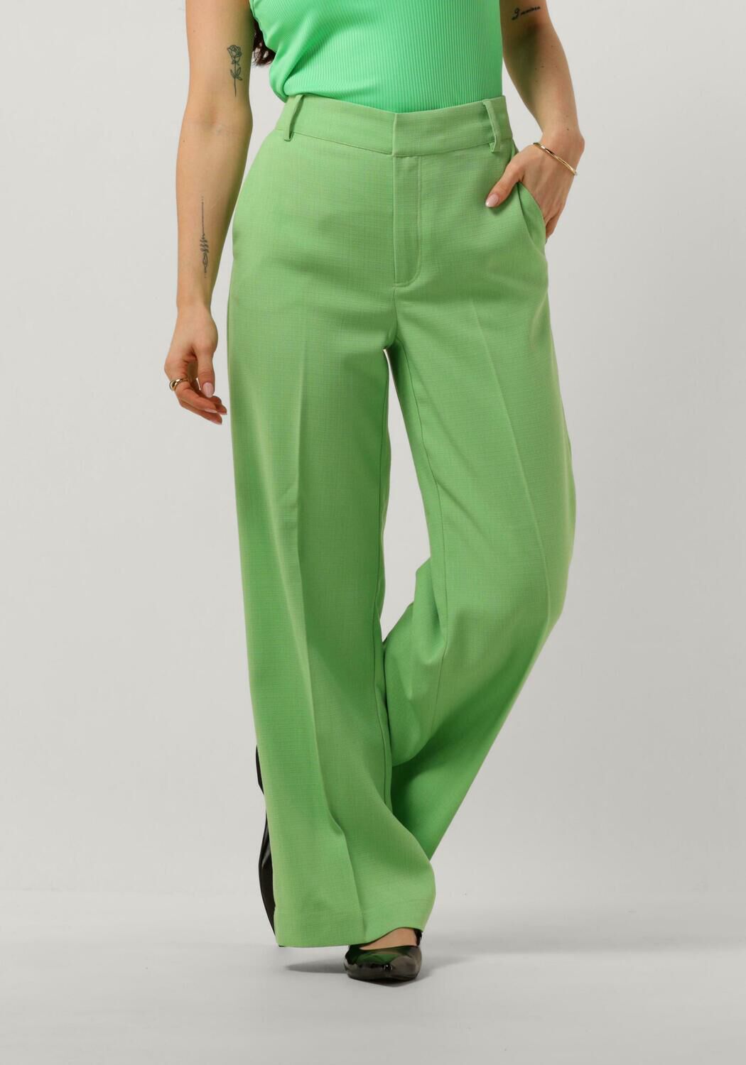 My Essential Wardrobe Stijlvolle Carlamw Pant in Irish Green Dames