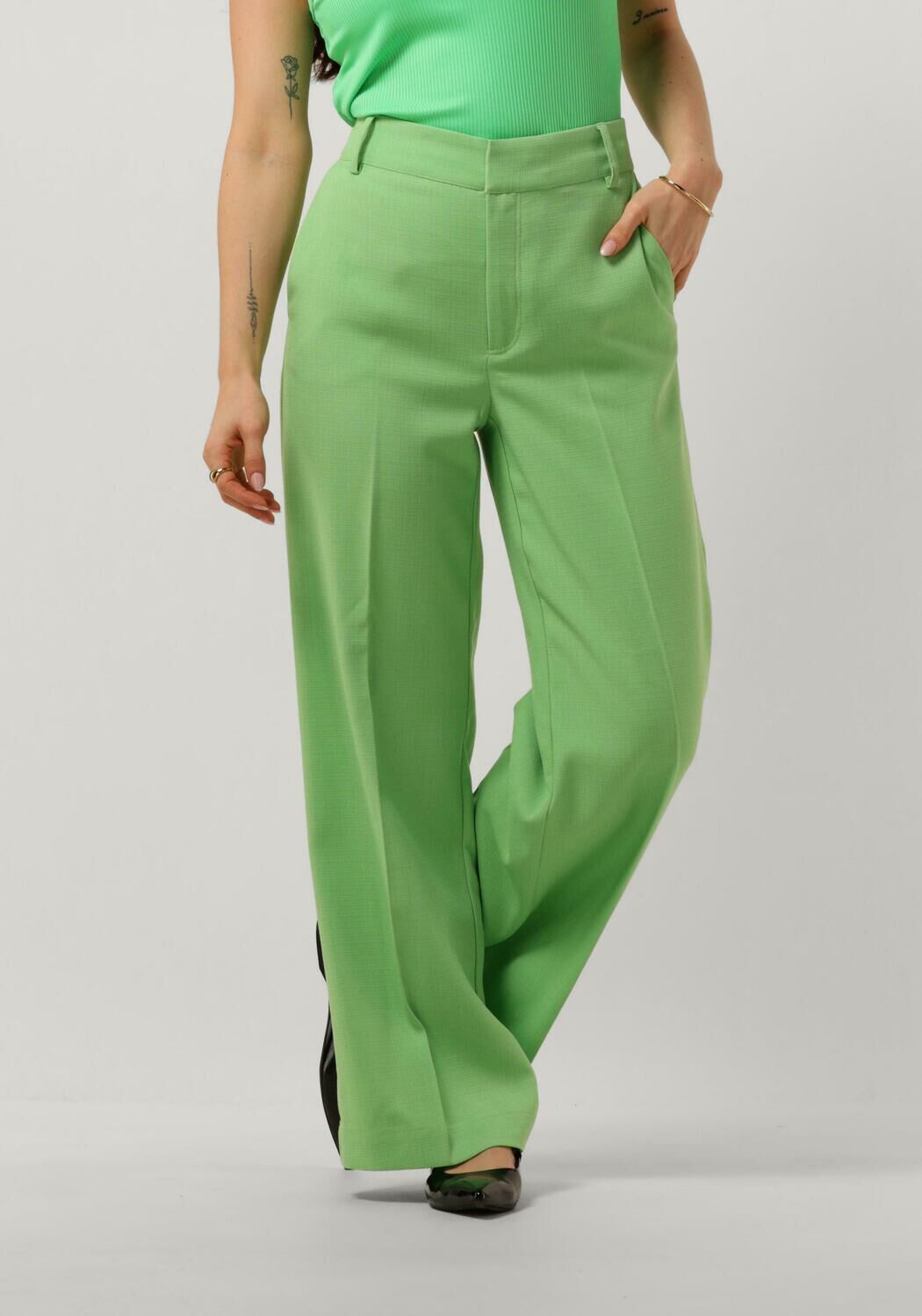 MY ESSENTIAL WARDROBE Dames Broeken Carlamw Pant Groen