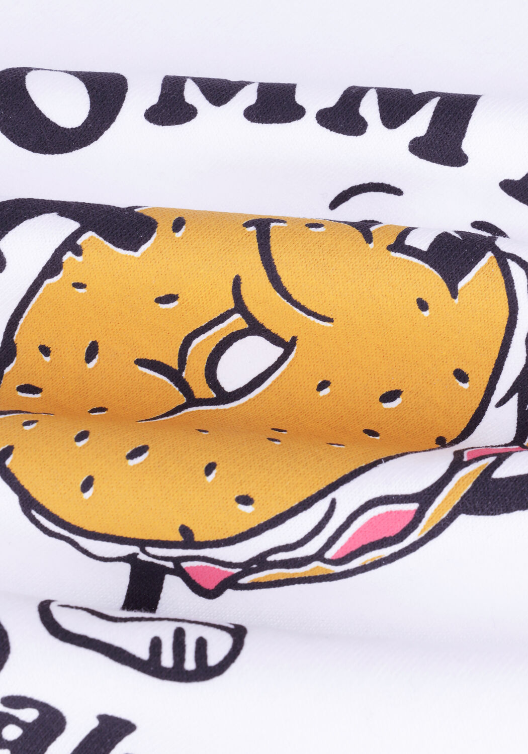 Gebroken wit TOMMY JEANS T-shirt TJW BABY TOMMY BAGELS SS - large