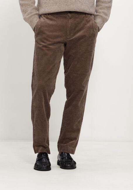 Bruine SELECTED MEN Pantalon SLH190-REG TAPE LEROY KRIS CORD PNT NOOS - large