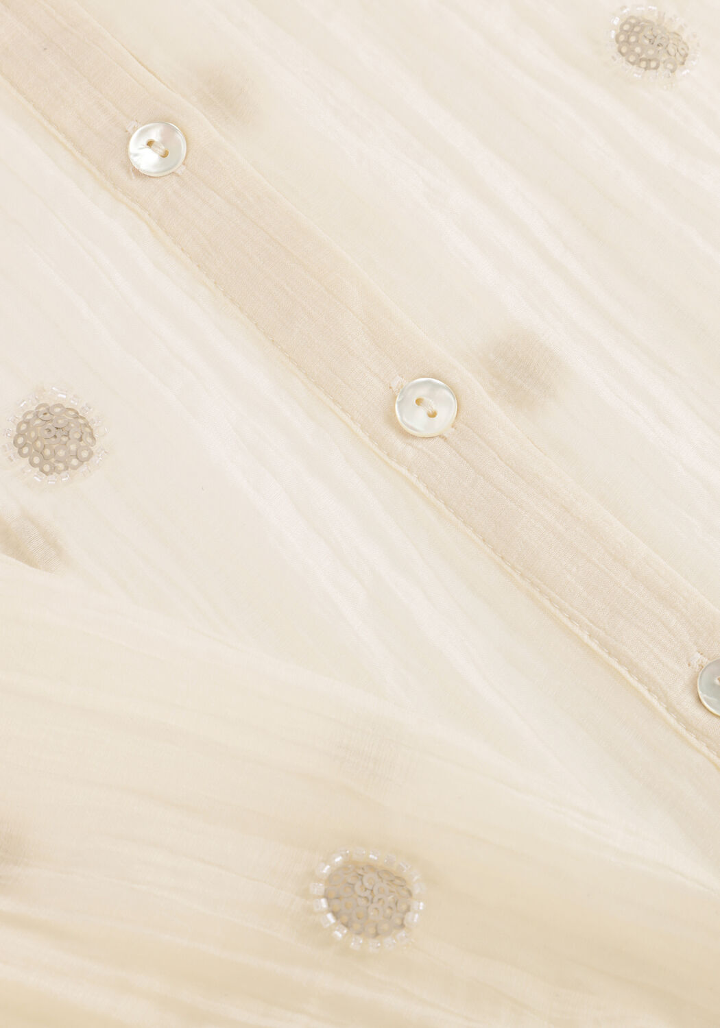 Gebroken wit NUKUS Blouses ROSAN BLOUSE EMBROIDERY - large