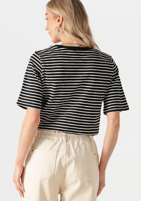 Zwarte CC HEART T-shirt CC HEART SILLA STRIPE - large