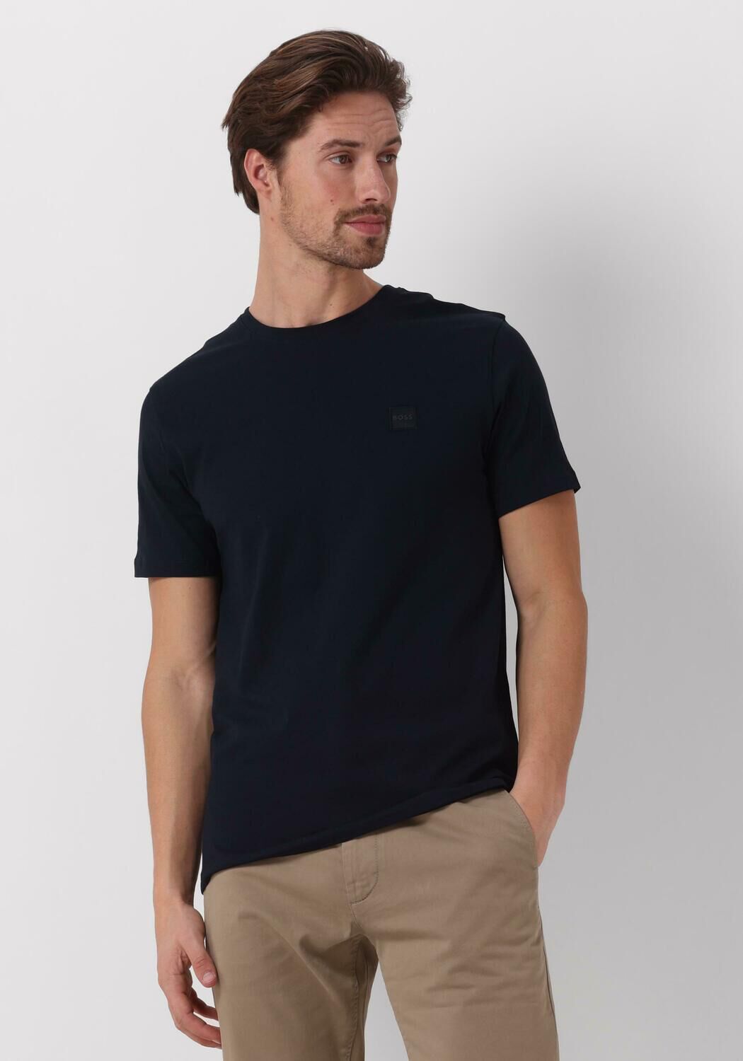 BOSS Heren Polo's & T-shirts Tales Donkerblauw