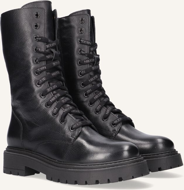 Zwarte NIKKIE Veterboots DEWIE  BOOTS Zwarte NIKKIE Veterboots DEWIE  BOOTS - large