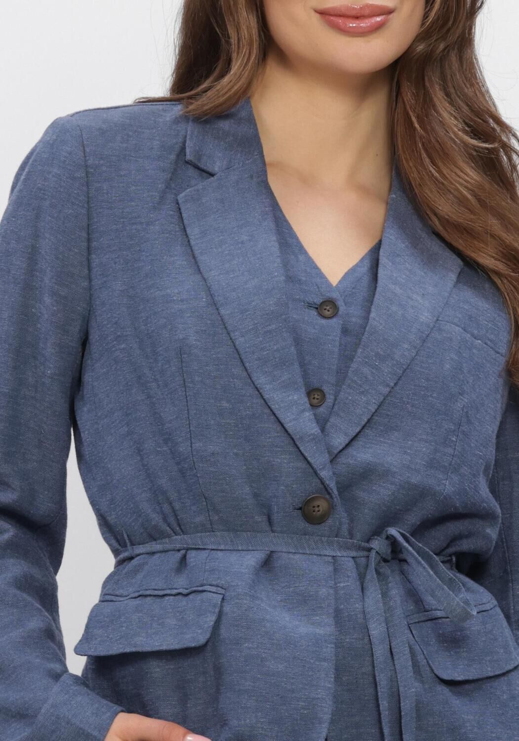 Blauwe MSCH COPENHAGEN Jassen MSCHVIANA GINIA BLAZER - large