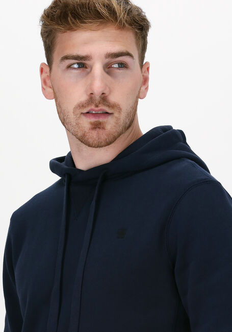 Donkerblauwe G-STAR RAW Sweater C235 - PACIOR SWEAT R HOODIE - large