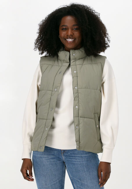 Olijf NEO NOIR Bodywarmer FRANKIE PUFFER WAISTCOAT - large