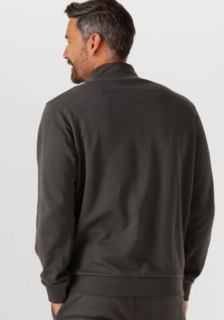 Grijze LYLE & SCOTT Sweater LOOPBACK QUARTER ZIP SWEAT - large