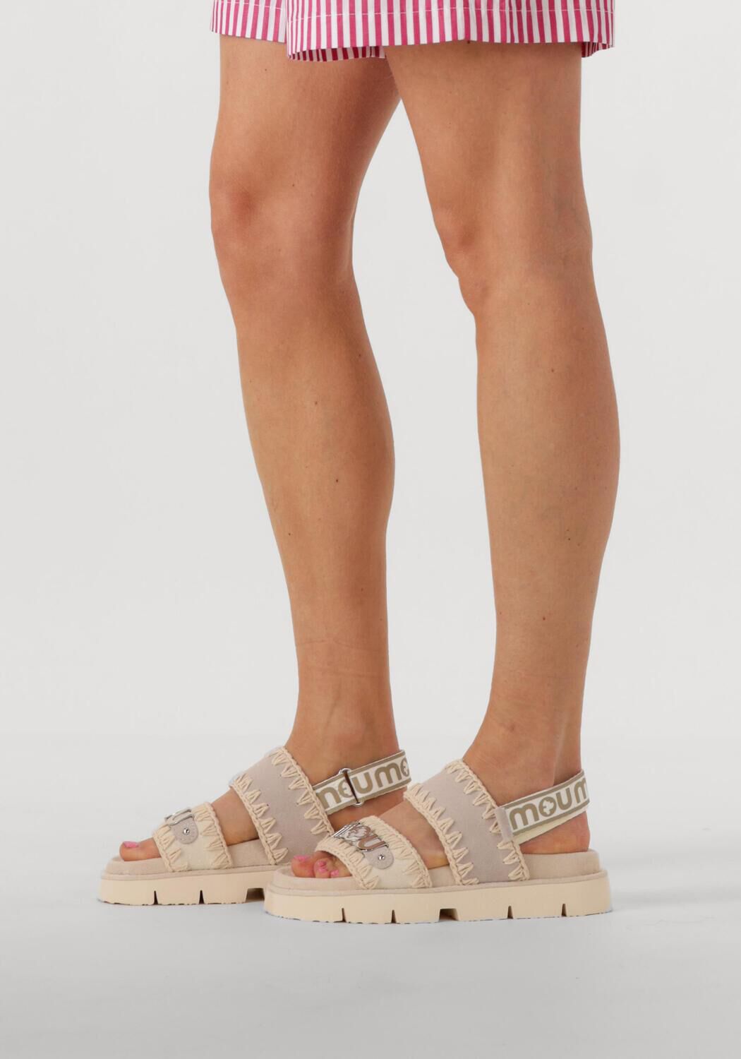 Grijze MOU Platte sandalen BIO SANDAL - large