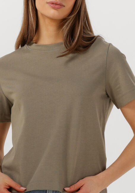 Khaki SELECTED FEMME T-shirt SLFESSENTIAL SS BOXY TEE - large